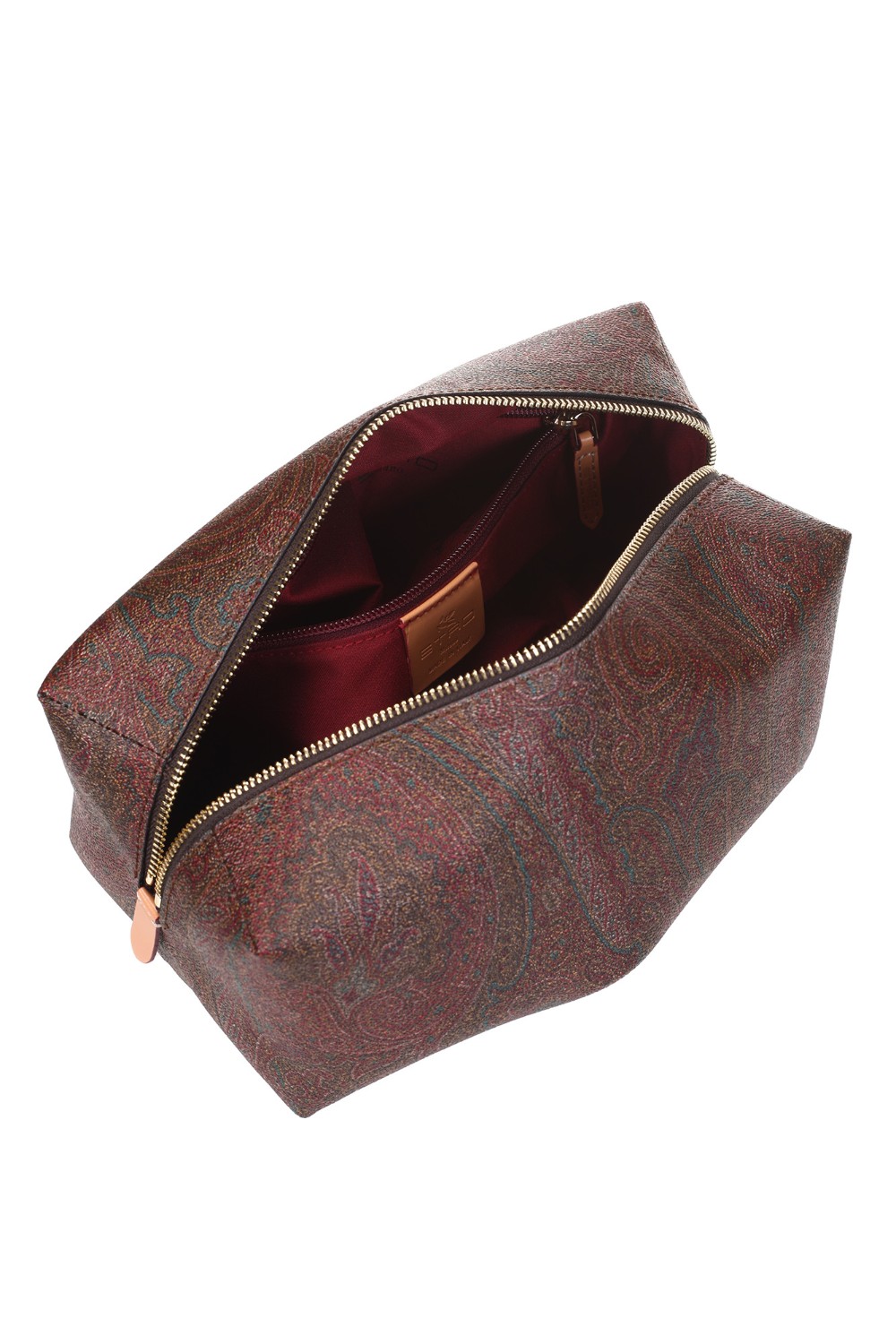 shop ETRO  Beauty: Etro beauty realizzato nell'inconfondibile tela Paisley jacquard e caratterizzato da dettagli in pelle.
Chiusura con cerniera.
Tasca interna con zip.
Accessori metallici con finitura color palladio.
Fodera in tessuto logato ETRO.
Dimensioni: 25 x 12.5 x 13 cm.
Esterno: Tessuto di cotone Paisley jacquard spalmato con grana opaca e doppiato in tela, (76% cotone 24% poliestere).
Dettagli: 100% pelle di vitello.
Fodera: 66% cotone, 34% poliestere.
Made in Italy.. 0H800 8007-0600 number 6371751